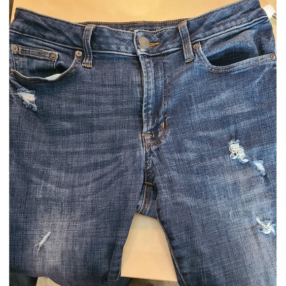 Mens American Eagle Oufitters Blue Jeans Slim Straigh Size 30x32 Next Level Flex - Picture 10 of 13